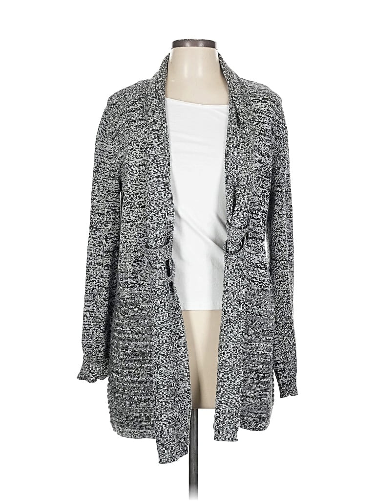 Pre-owned Apt. 9 Cardigan Sweater In Gray