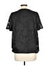 Modern Attraction 100% Polyester Black Short Sleeve Blouse Size L - photo 2