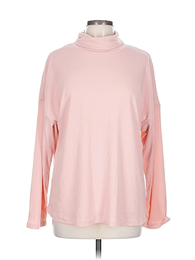 Pre-owned Prettygarden Turtleneck Sweater In Pink