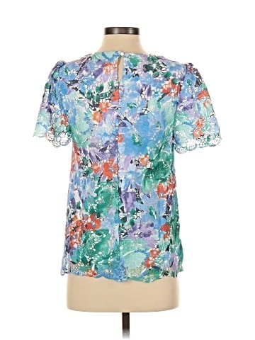 Susan Graver Short Sleeve Blouse (view 2)