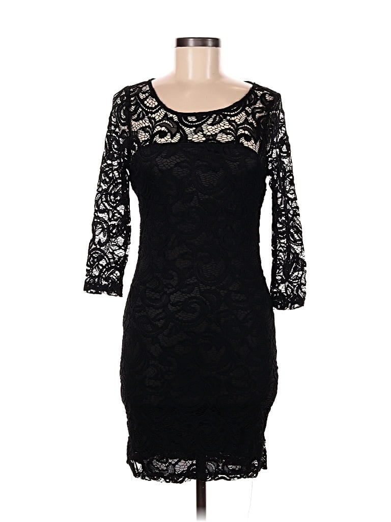 Pre-owned Ambiance Cocktail Dress In Black