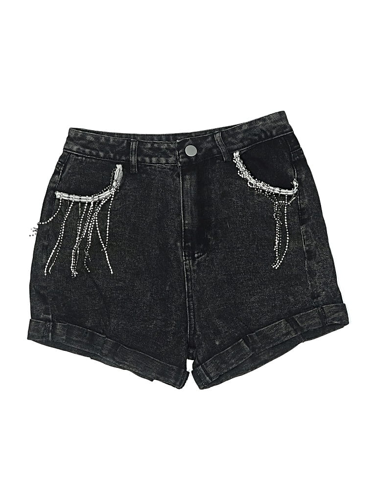 Pre-owned Cloud Ten Denim Shorts In Black