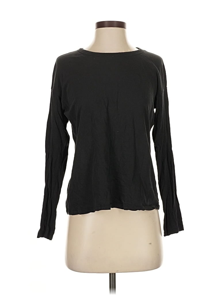Pre-owned Everlane Long Sleeve T-shirt In Black
