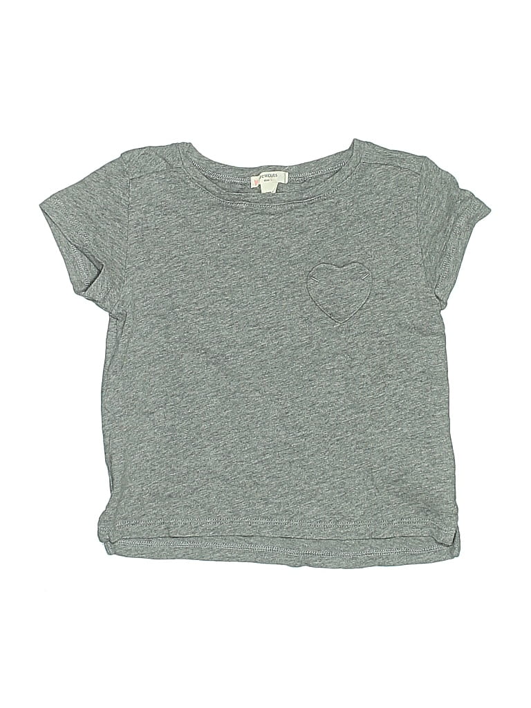 Pre-owned Crewcuts Kids' Short Sleeve T-shirt In Gray