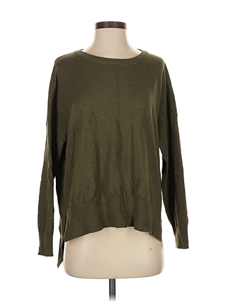 Pre-owned Joseph A Pullover Sweater In Green