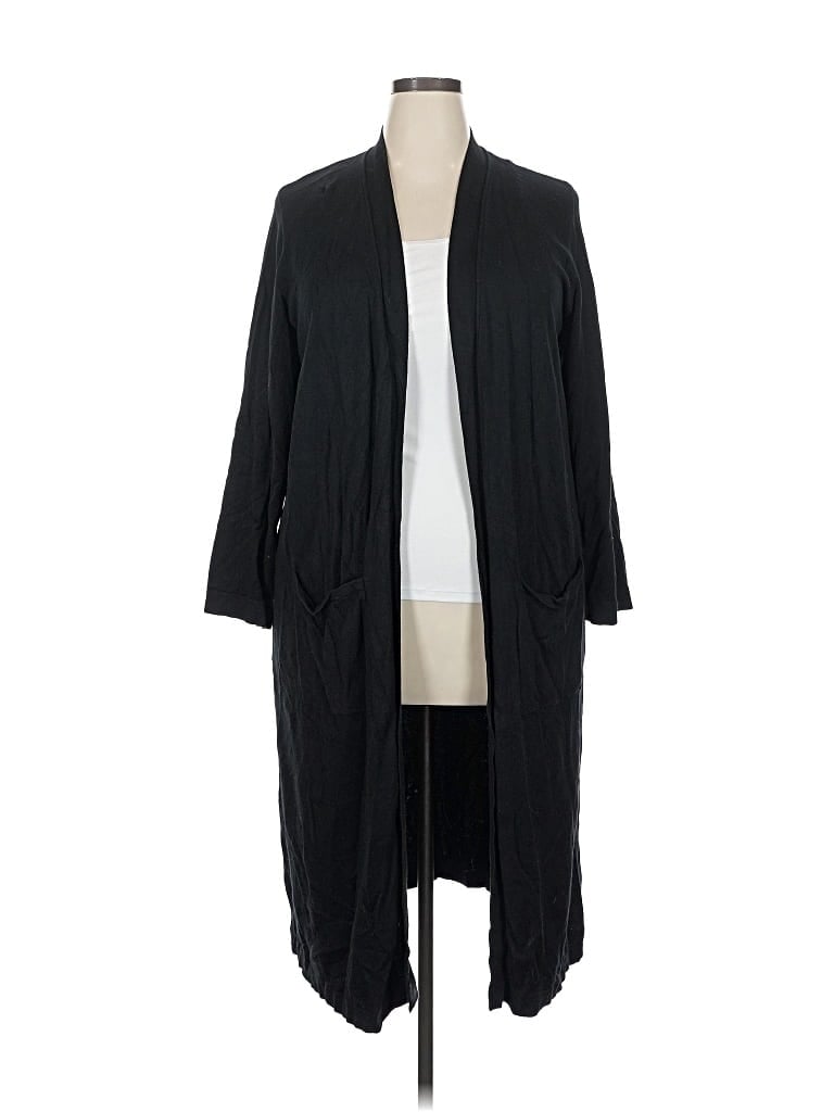 Pre-owned T Tahari Cardigan Sweater In Black