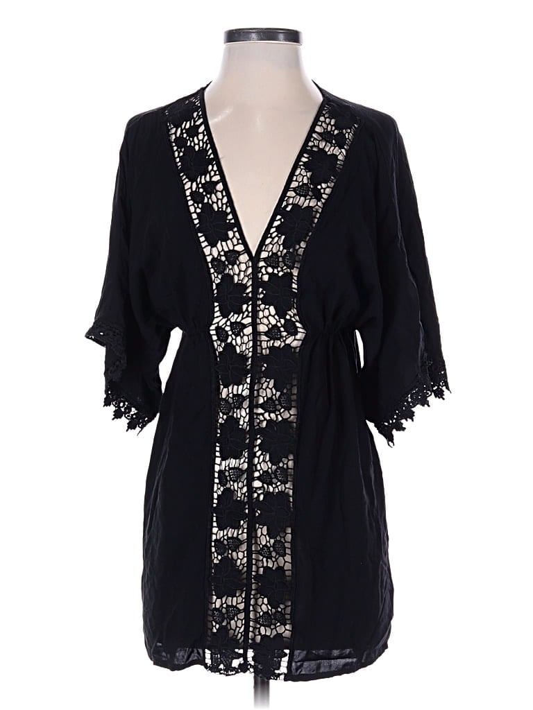 Pre-owned Blue Island Swimsuit Cover Up In Black