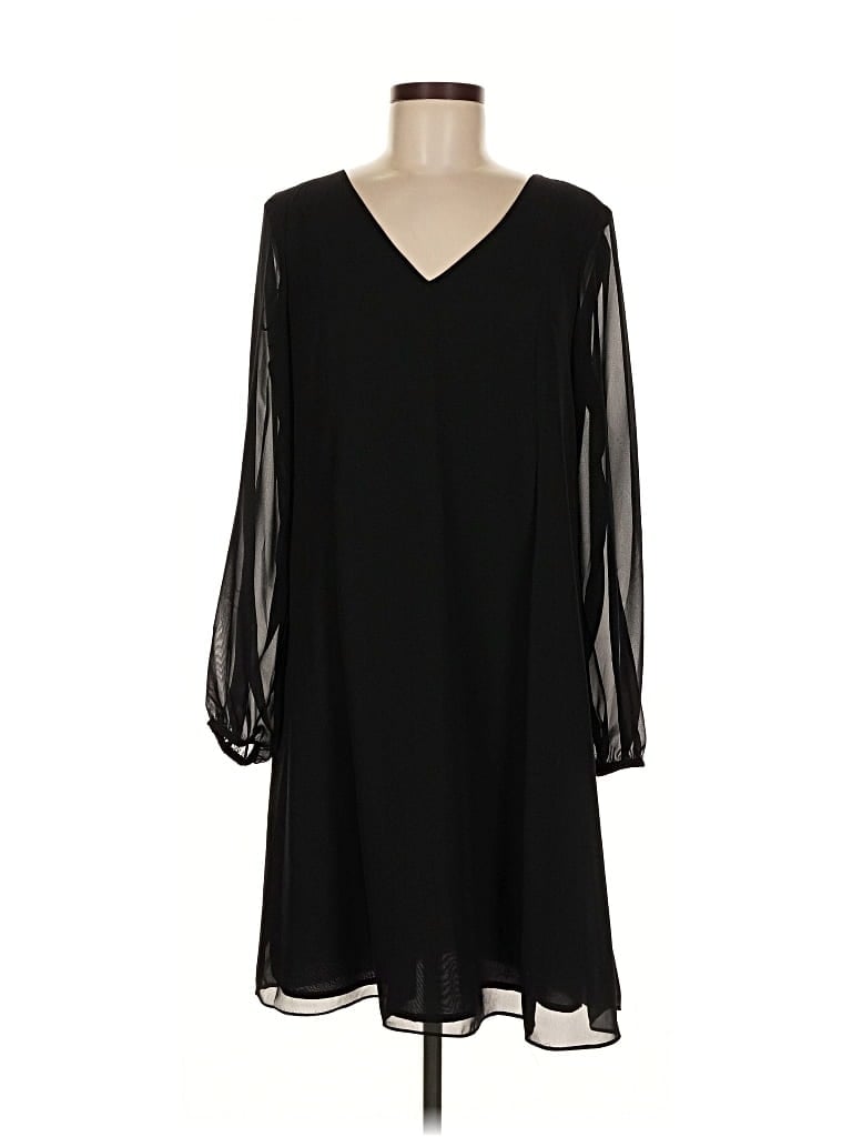 Pre-owned Inc International Concepts Casual Dress In Black