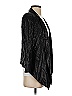 Ella Moss 100% Rayon Metallic Black Blazer Size S - photo 4