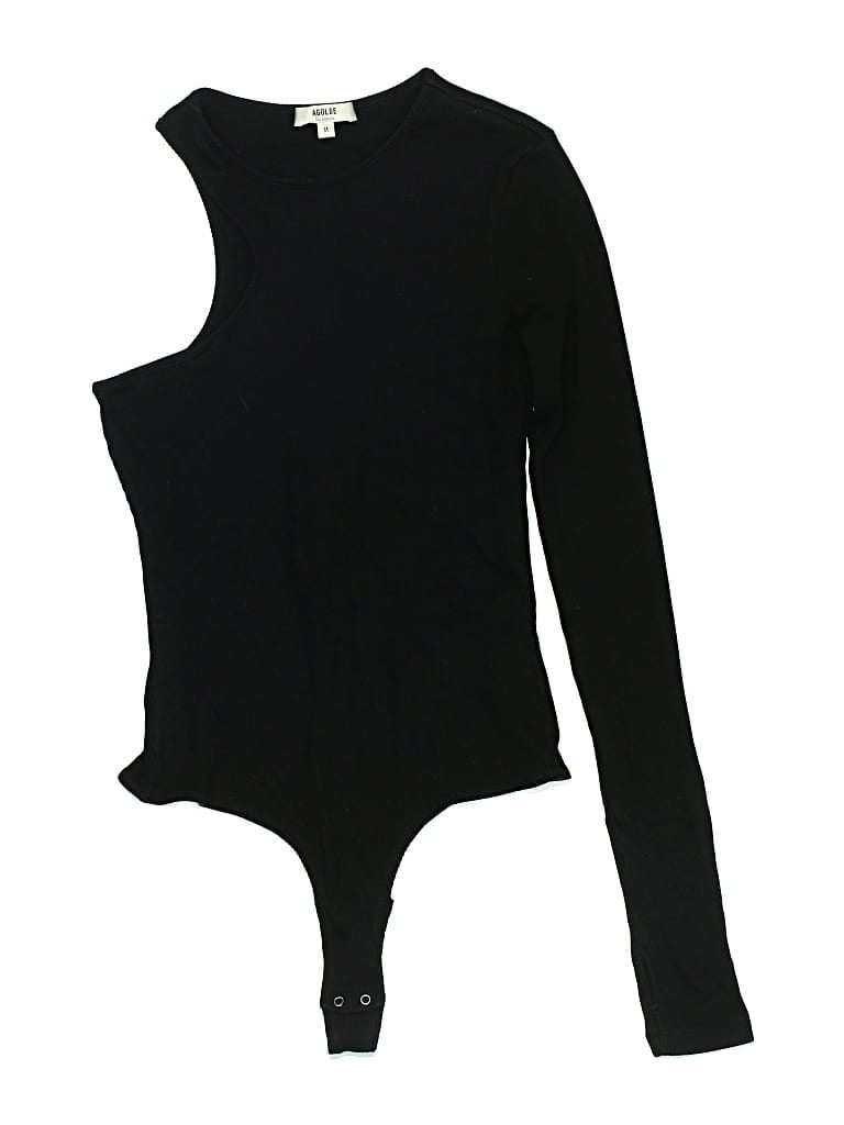 Pre-owned Agolde Bodysuit In Black