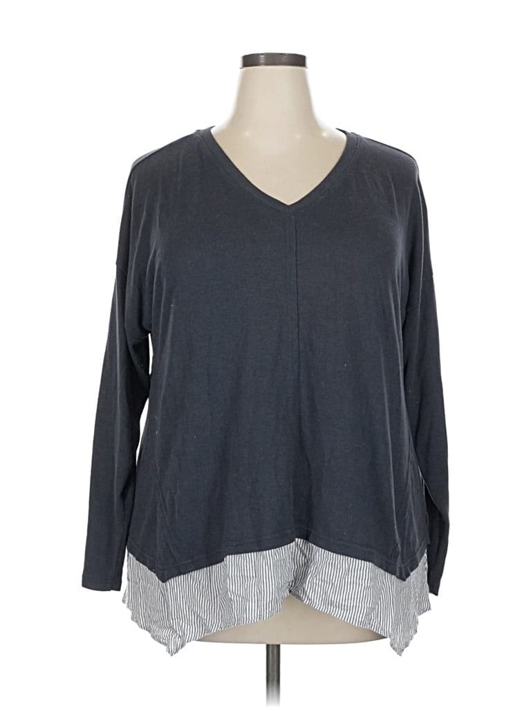 Pre-owned Style & Co Pullover Sweater In Gray