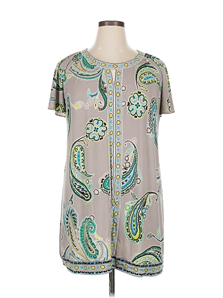 Pre-owned Alfani Casual Dress In Gray