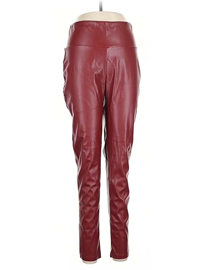 Pre-owned Shiela Rose Active Pants In Burgundy