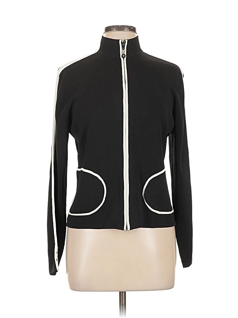 Pre-owned Jamie Sadock Long Sleeve Top Black Turtleneck Tops