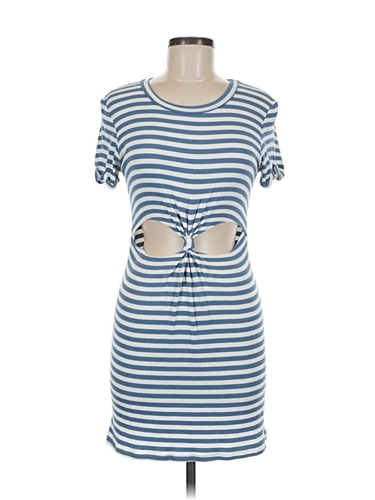 Pre-owned La Hearts Casual Dress In Blue