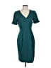 J.Crew 100% Wool Teal Cocktail Dress Size 4 - photo 1