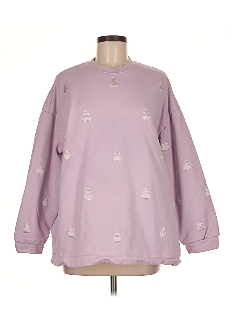 Pre-owned Unbranded Sweatshirt In Purple