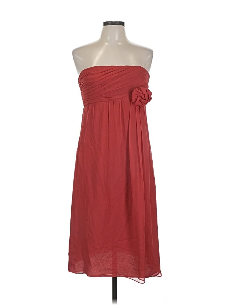 Pre-owned Suzi Chin For Maggy Boutique Cocktail Dress In Red
