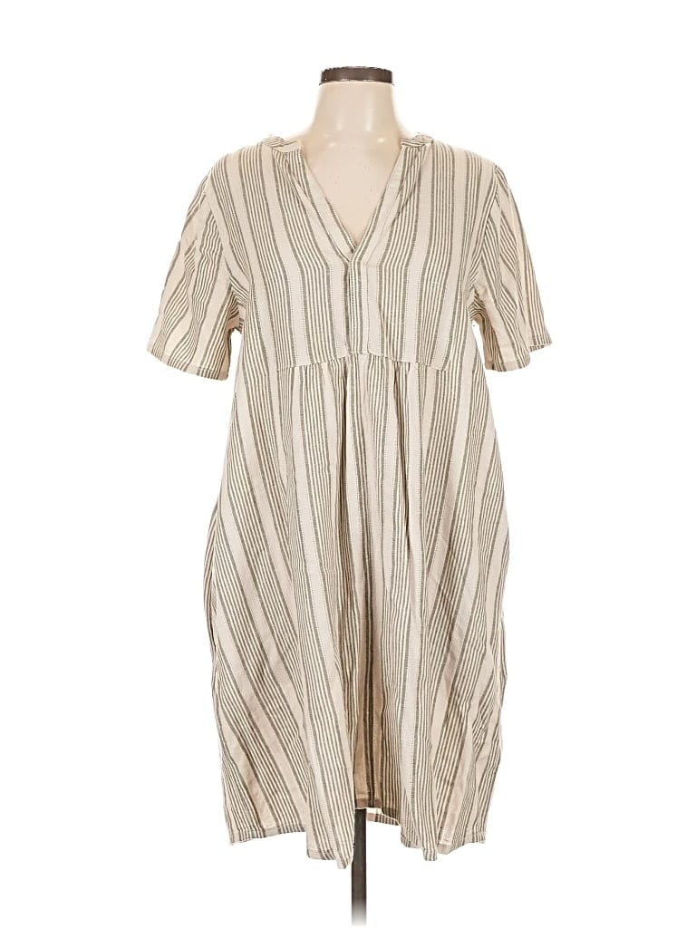 Pre-owned Next Casual Dress In Brown