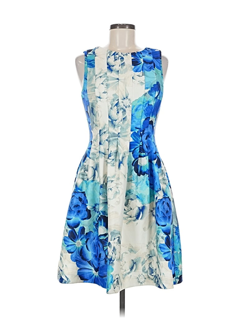 Pre-owned Eliza J Cocktail Dress In Blue