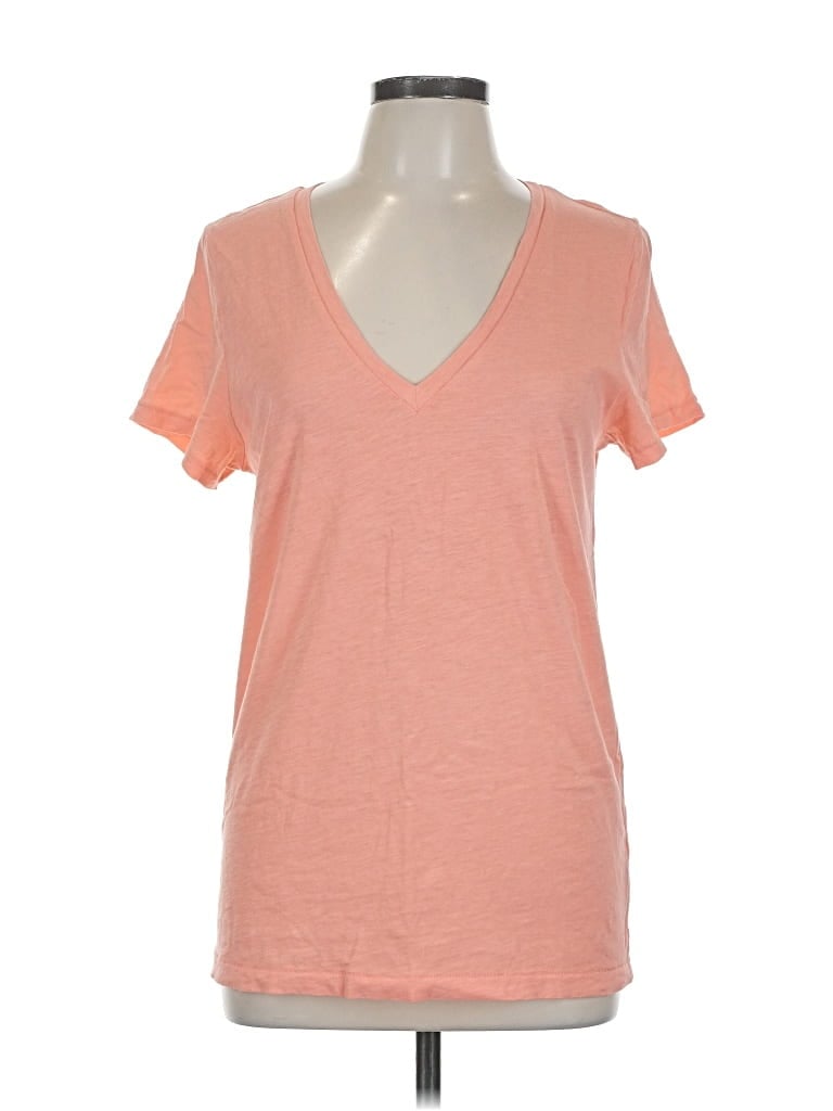 Pre-owned J.crew Factory Store Short Sleeve T-shirt In Orange