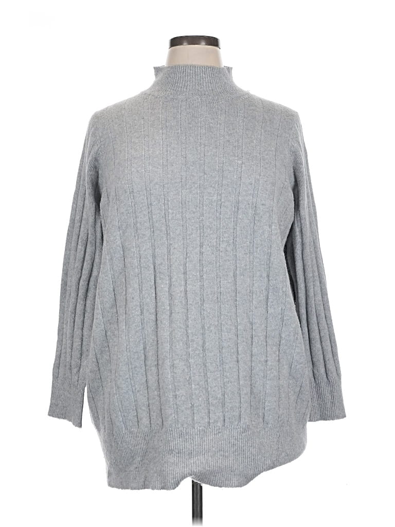 Pre-owned Torrid Turtleneck Sweater In Gray