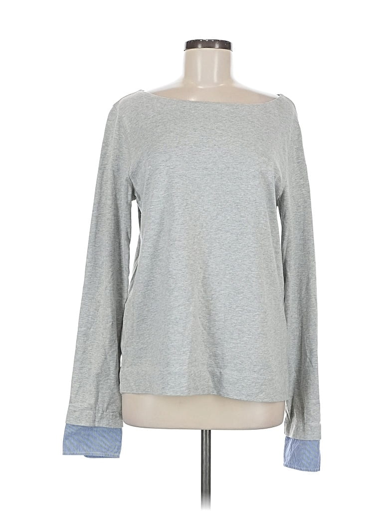 Pre-owned J.crew Factory Store Sweatshirt In Gray