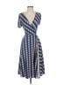 41Hawthorn 100% Polyester Chevron-herringbone Blue Cocktail Dress Size XXS (estimated) - photo 1