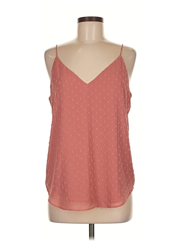Pre-owned Express Sleeveless Blouse In Orange