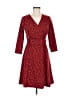 Lands' End Hearts Red Casual Dress Size 6 - 8 - photo 1