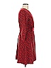 Lands' End Hearts Red Casual Dress Size 6 - 8 - photo 4