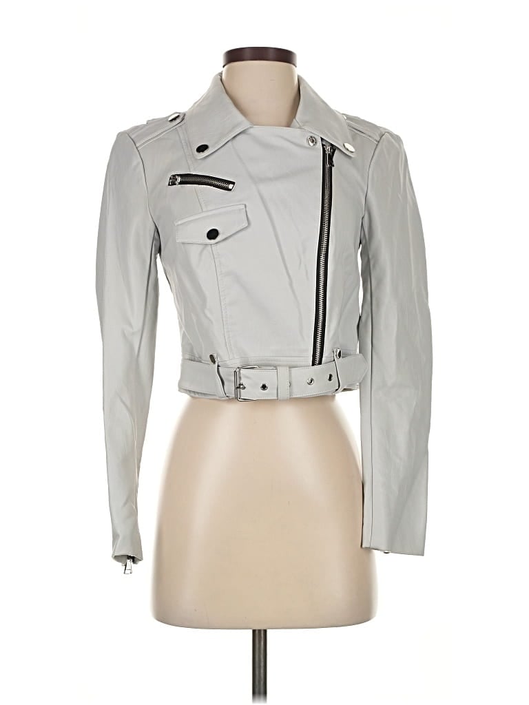 Pre-owned Bebe Jacket In Silver