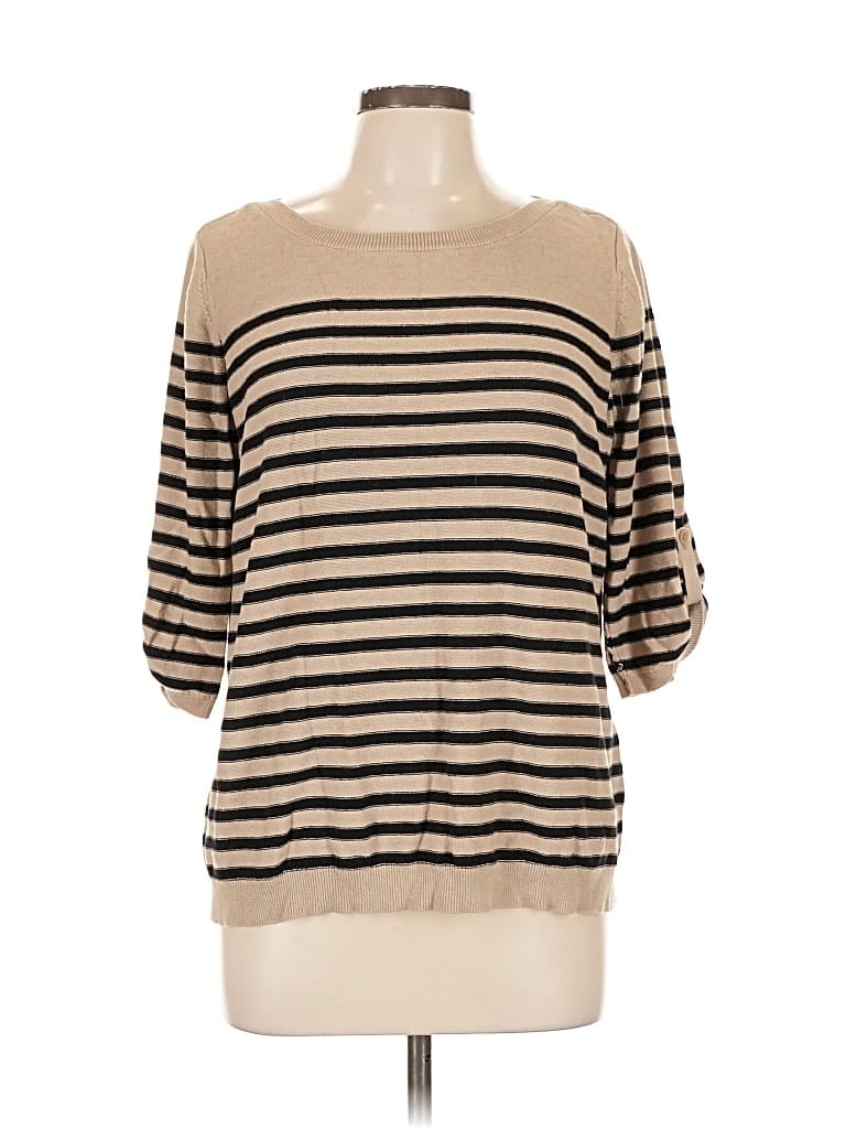 Pre-owned Coldwater Creek Pullover Sweater In Brown