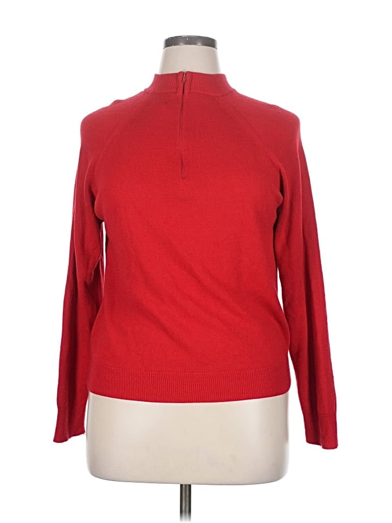 Pre-owned Designers Originals Turtleneck Sweater In Red