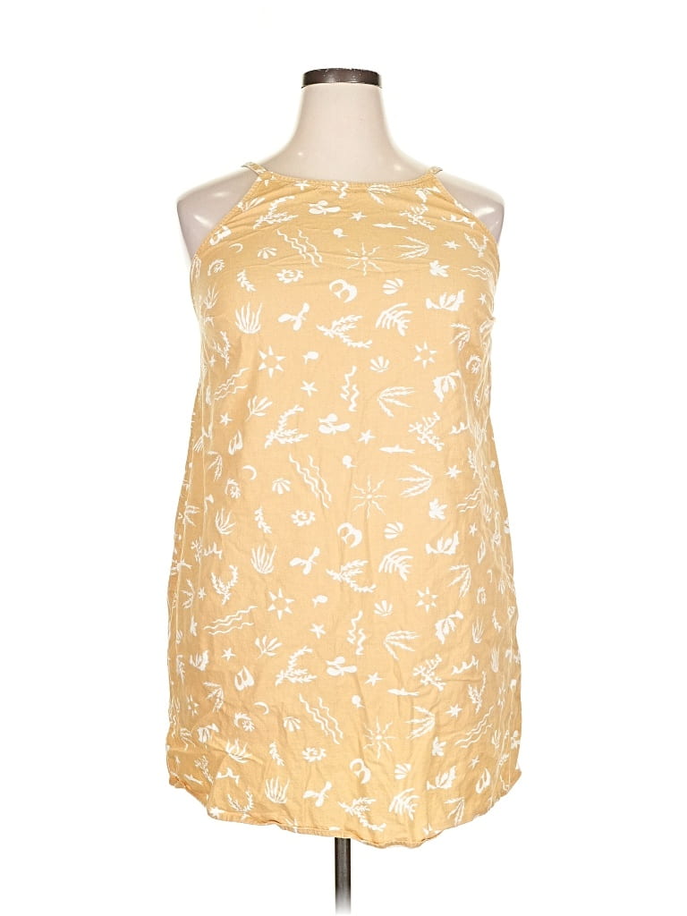 Pre-owned A New Day Casual Dress In Yellow