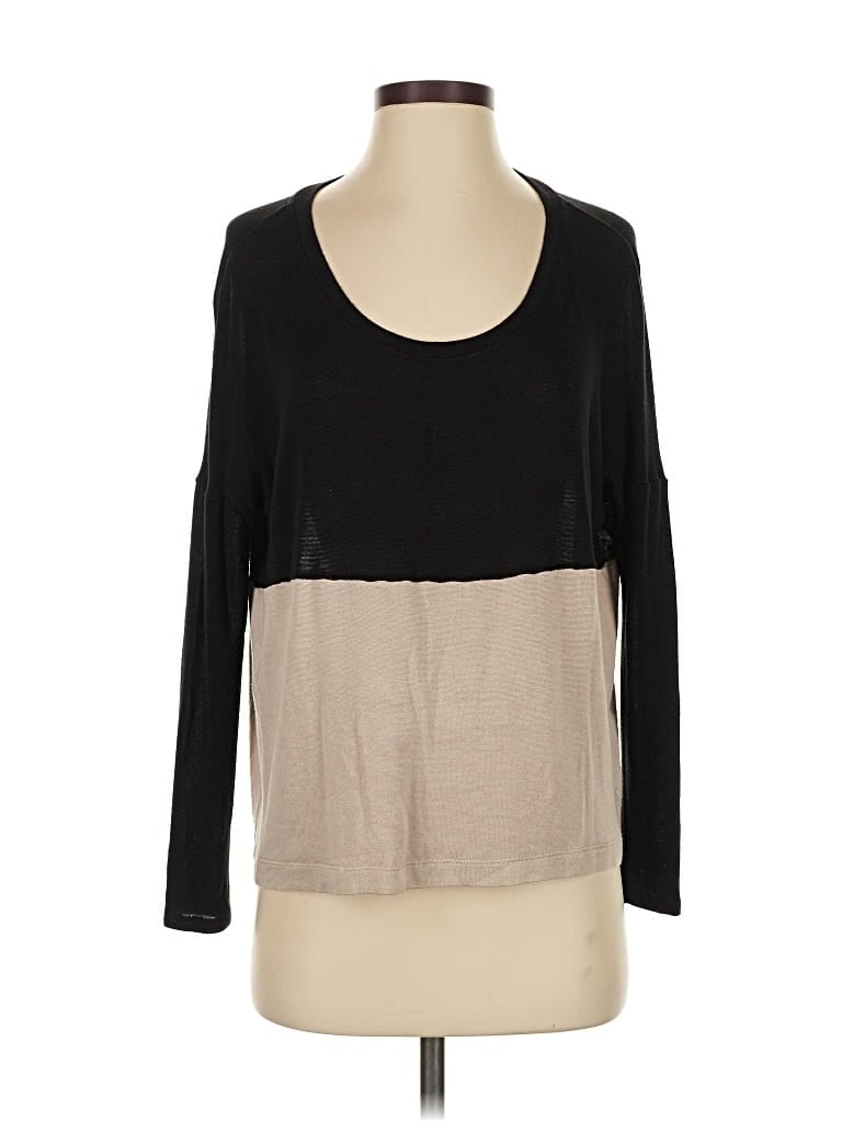 Pre-owned Three Dots Cardigan Sweater In Black