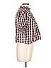 Assorted Brands 100% Cotton Checkered-gingham Pink Short Sleeve Blouse Size 10 - photo 4