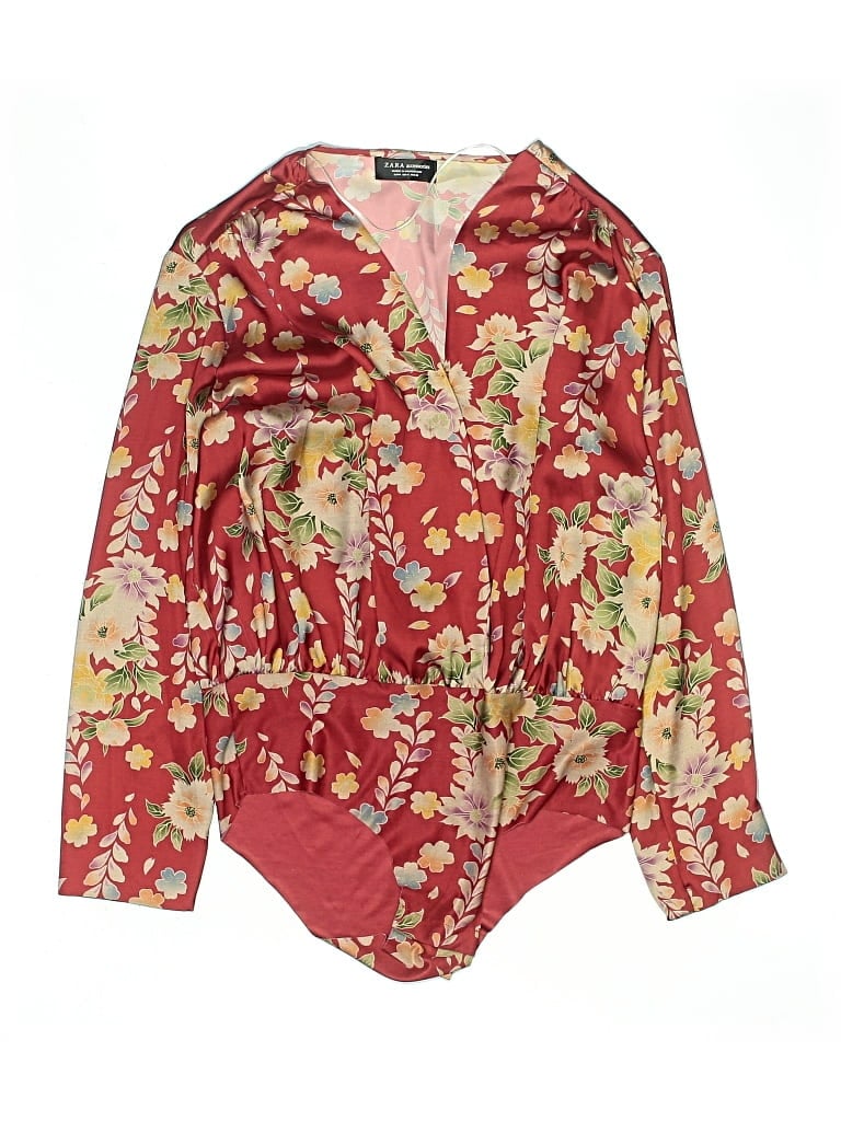 Pre-owned Zara Collection Bodysuit In Red