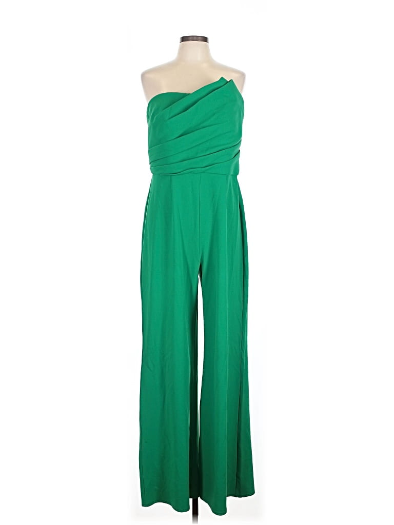 Pre-owned Tadashi Shoji Jumpsuit In Green