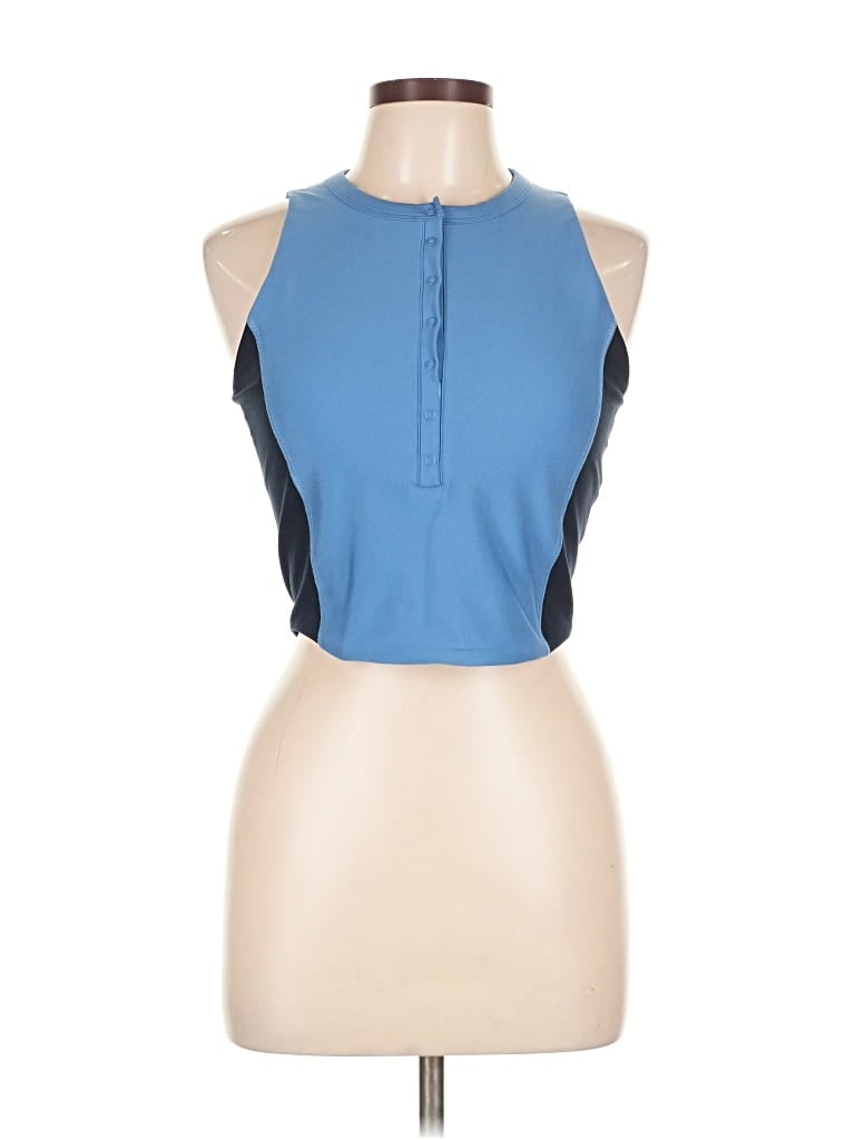 Pre-owned Ypb Sleeveless Blouse In Blue