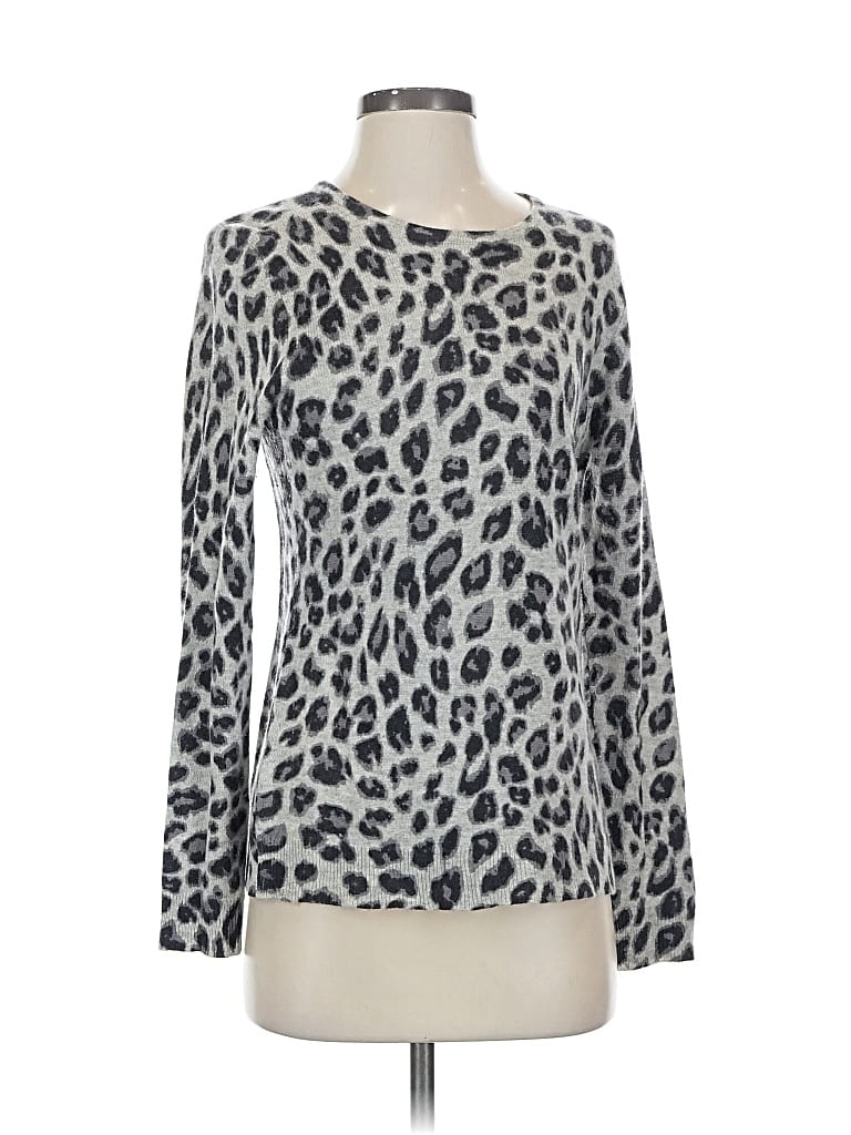 Pre-owned Charter Club Cashmere Pullover Sweater In Silver