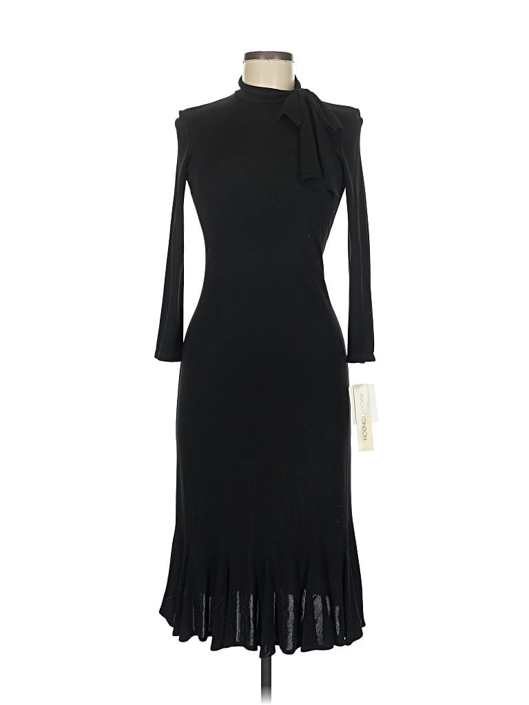 Pre-owned Maggy London Cocktail Dress In Black