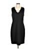 Ann Taylor LOFT Solid Black Cocktail Dress Size 12 - photo 1