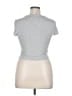 Shein Gray Short Sleeve Turtleneck Size XL - photo 2