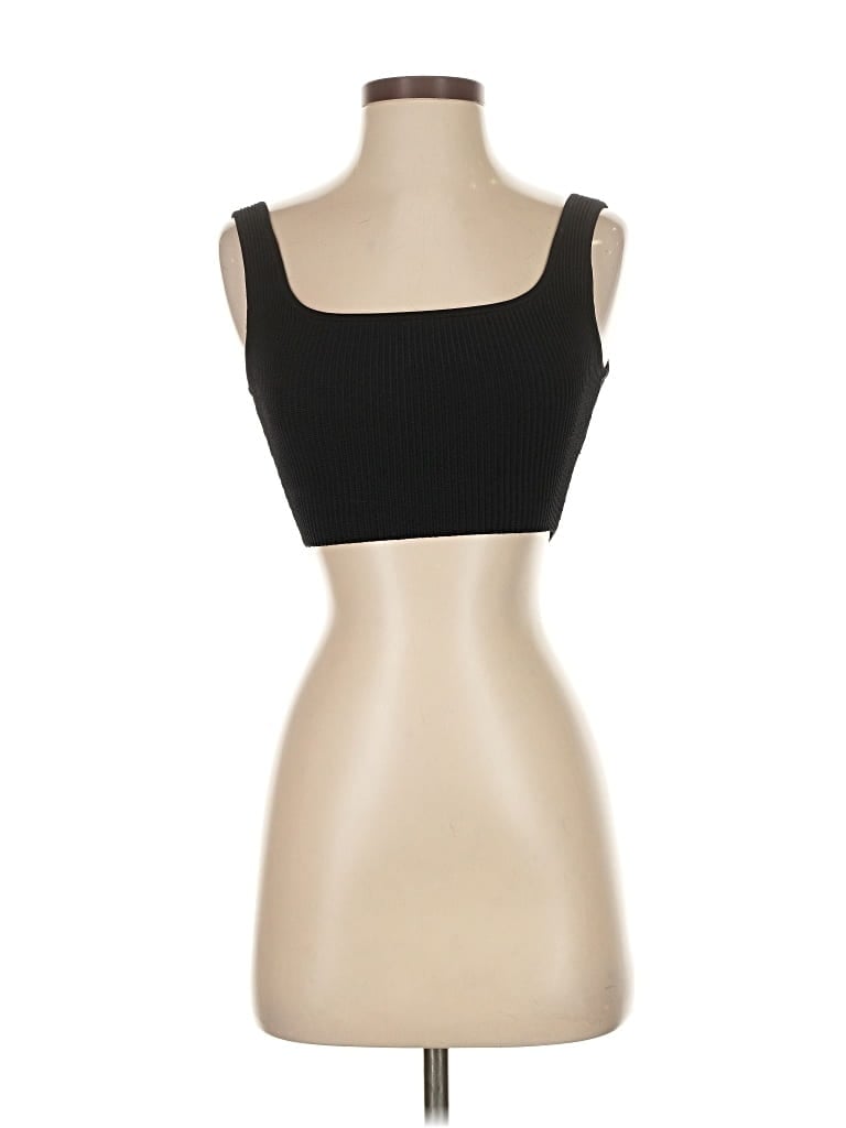 Pre-owned Babaton Sleeveless Top Black Sweetheart Neckline Tops