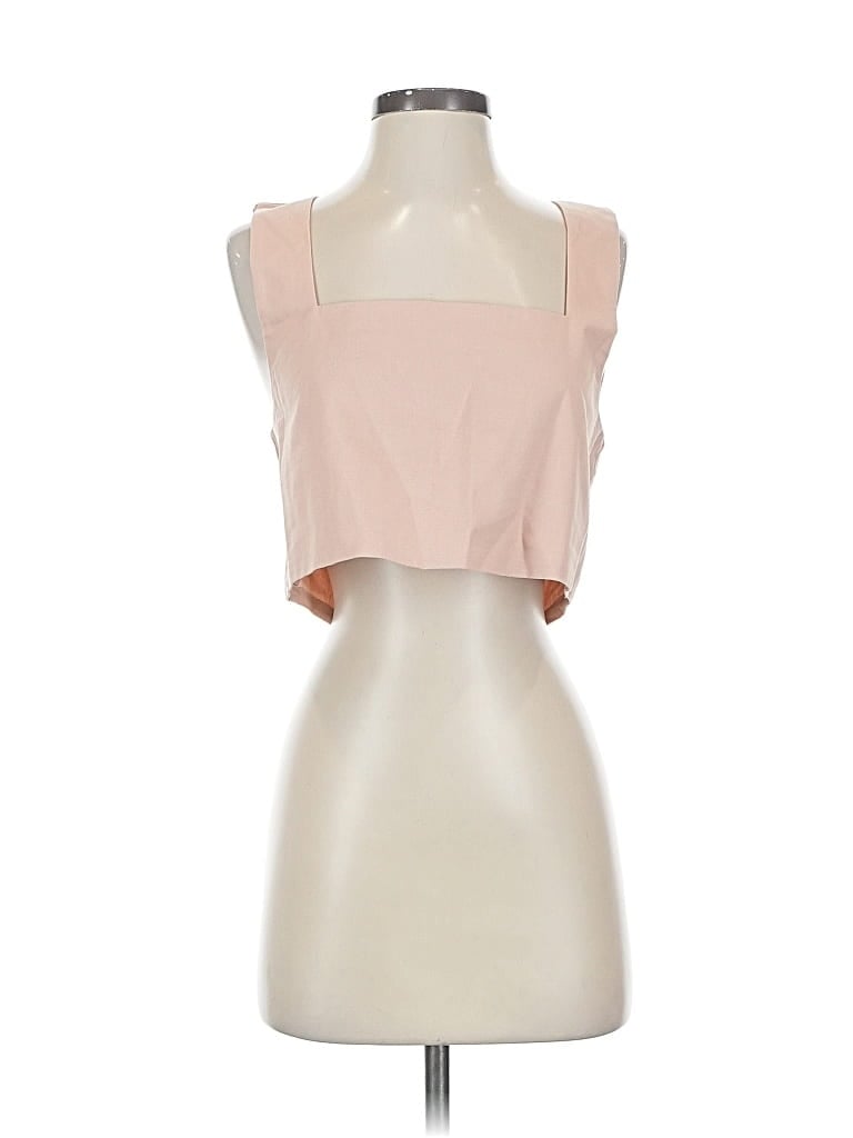 Opt Tank Top Pink Strapless Neckline Tops In Pink