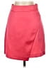 Zara 100% Polyester Solid Red Casual Skirt Size XS - photo 1