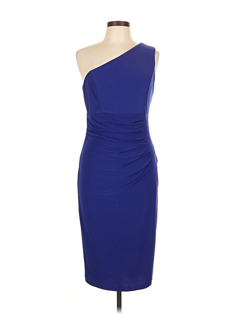 Pre-owned Xscape Cocktail Dress In Blue