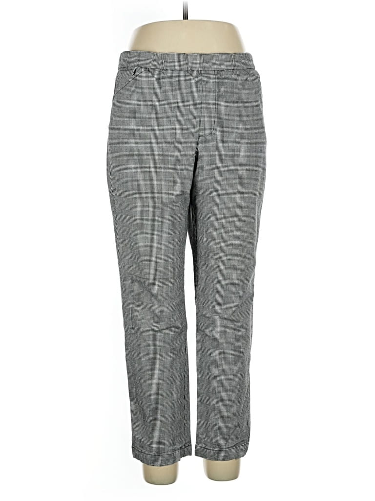 Pre-owned Lands' End Casual Pants In Gray