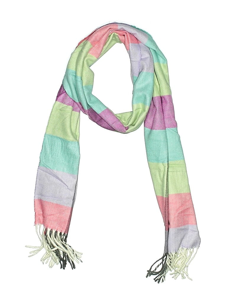 Pre-owned Unbranded Scarf In Green